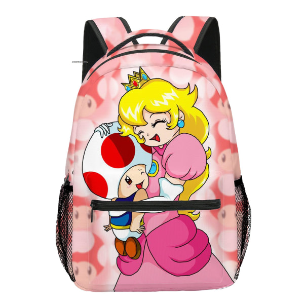 Kawaii Super Mario Bros. Skolväska för Pojkar Flickor Barn Clear