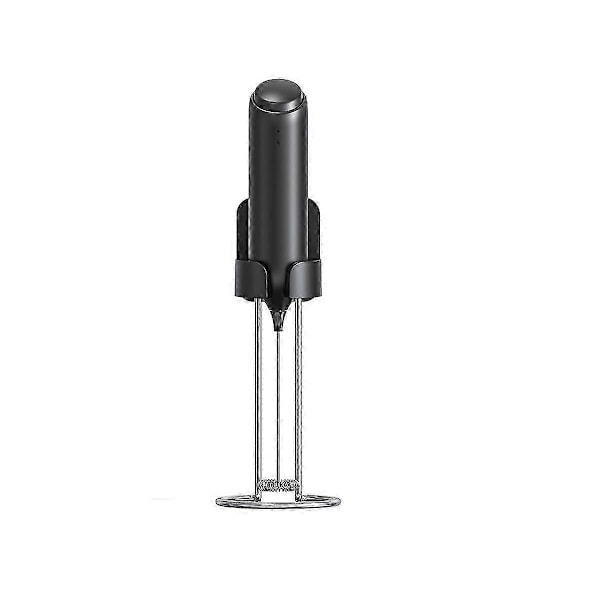 Håndholdt, elektrisk melkeskummer med USB-oppladbar base, bærbar drikkemikser Pasteable Hangi