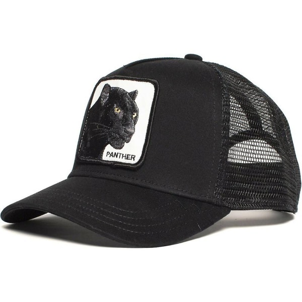 Black Panther Animal Mesh Cap Baseball Trucker Hat
