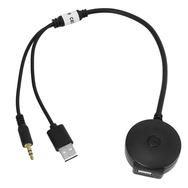 Bil Trådløs Bluetooth Audio Aux Og Usb Musik Adapter Kabel Til