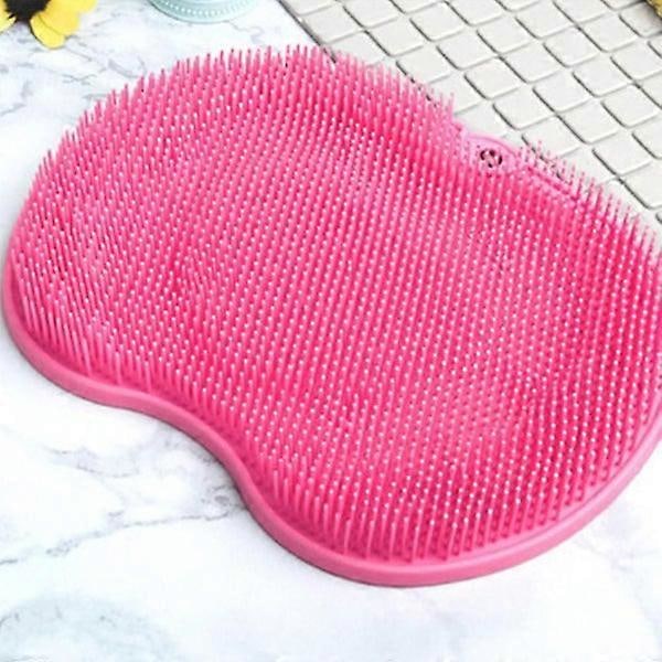 Jalkojen hierontaharja suihkuun akupainantamatolla ja liukuesteellisillä imukupeilla
