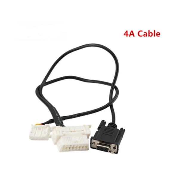 2-i-1 Direktprogrammeringskabel för 4A-kabel Fjärrprogrammeringsarbete för GBox DP PAD2