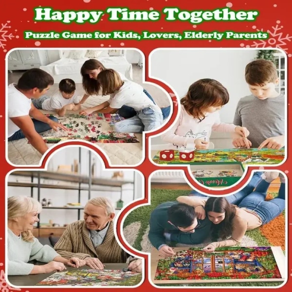 Adventskalender 2023 Julemotiv Puslespill 24 Dagers Julepuslespill Nedtellingskalendere Over 1000 Brikker Puslespill 7