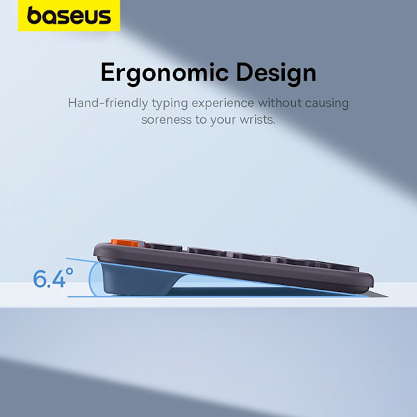 Bluetooth Trådløst Tastatur 5.0 2.4G USB Stille US Layout Tastatur EN 84 / 105 Taster Numeric Keyboard