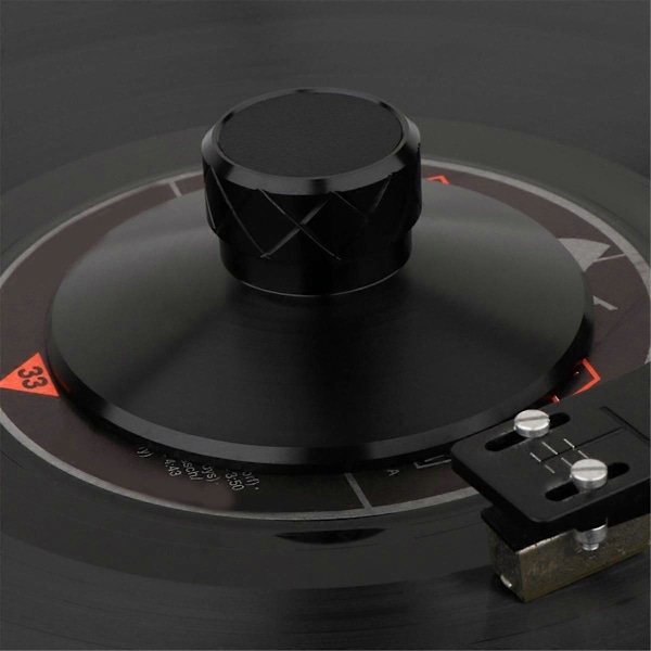 Vinyl Skivspel Vikt Metallskiva Stabilisator Vibrationsreducerare Skivklämma Skivspel Svart