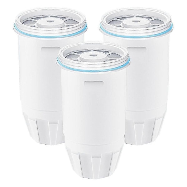 3-pack Vattenfilter Ersättning för Zero ZR-001, ZR-003 ZR-004, ZR-006 Vattenkannor och Dispenser, M