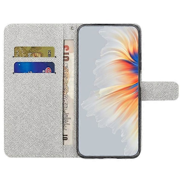 Kompatibel med Nokia C12 4G / C12 Pro / C12 Plus Stand Læder Wallet Case 3D Mønster Print Telefon Cover