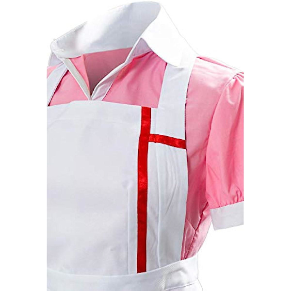 Super Danganronpa 2 Mikan Tsumiki Cosplay Kostym M