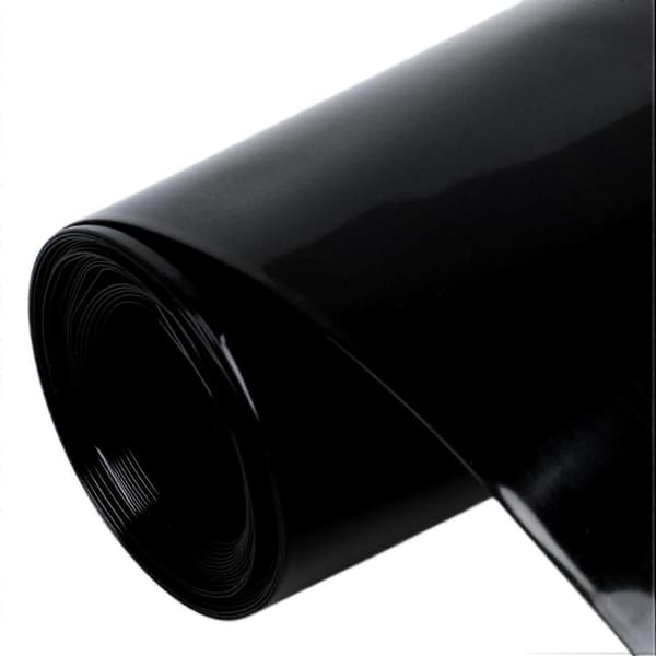 70mm/44mm PVC Krympslang Svart 2m 6.5ft för