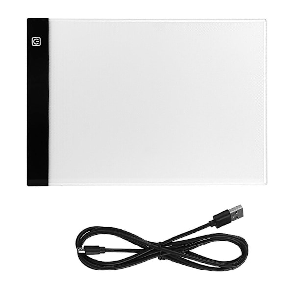 A4 LED Kunst Stensil Lysplate, Tegnebrett for Kunstnere og Barn