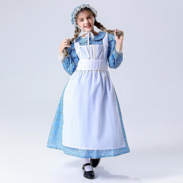 Halloween Kjole Børnetøj Dream Wonderland Alice Lolita Cos Tøj 150cm