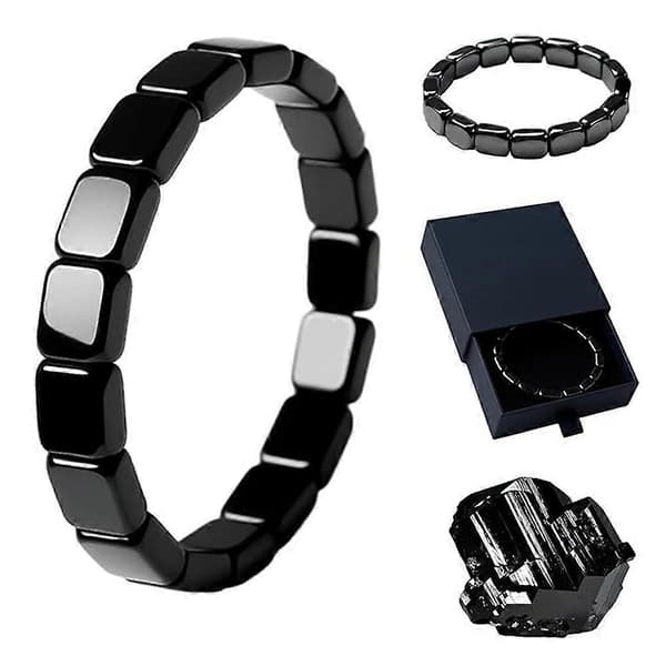 Herre Hematit Sten Armbånd Unisex Design til Mænd Kvinders Stil til Daglig Brug A