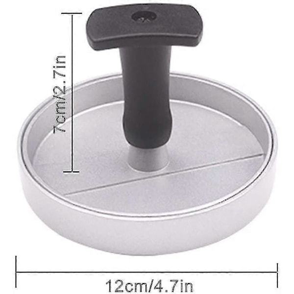 Pattypress, Burgerpress, Hamburgermakare Grill med non-stick beläggning