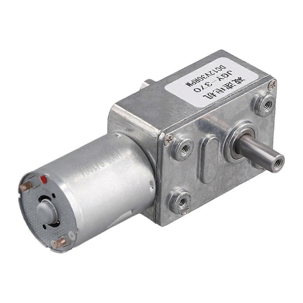 JGY370 DC-moottori 12V 30RPM Nopeudenpudotusmoottori suurella vääntömomentilla ja turbovaihteella
