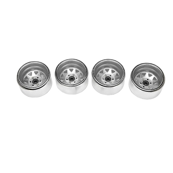 4 KPL Wagon 1.9 Metallinen Beadlock-vannekeskiö 1/10 RC Crawler Axial SCX10 90046 TRX4 D90,1 -malleille
