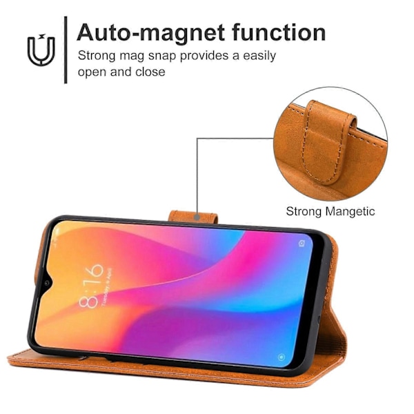 Läderfodral för Xiaomi Redmi 9AT