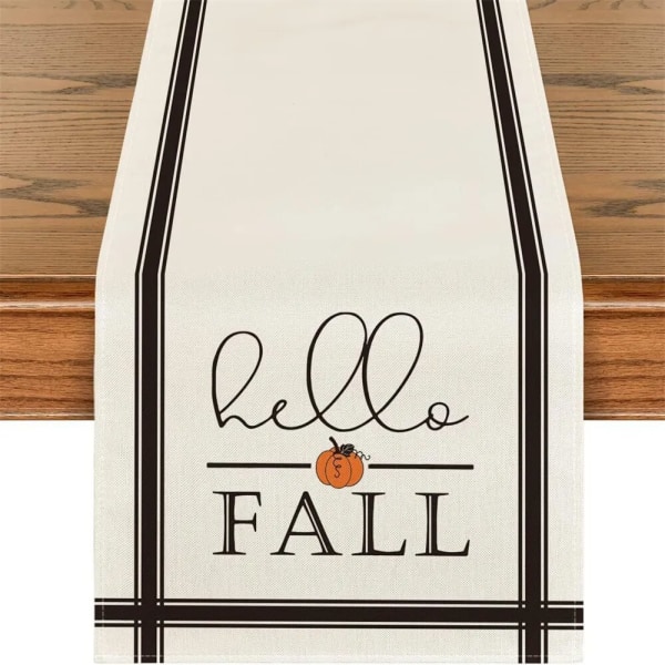 Goblin Halloween bordflag Black Forest bordløber Thanksgiving Jack-o'-Lantern julefrokost køkkenbordpynt ZQQ8979 (3) 200-33cm 78-13inch