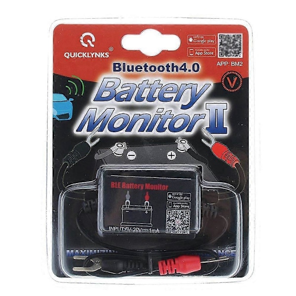 12V Bilbatteri Bluetooth 4.0 Diagnostiskt Instrument BM2 Batteriövervakare