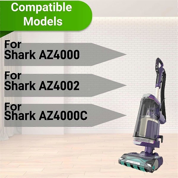 6 stk. Udskiftningsfilter Skum & Filt til Shark Detect Pro Max Støvsuger AZ4000 AZ4002 AZ4000C Va