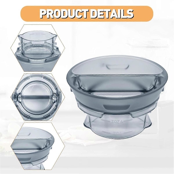 Ersättningsplugg för lock till Vitamix Ascent & Venturist Behållare 1,4L/1,9L A3500 A2500 V1200 X3 X5, Rep