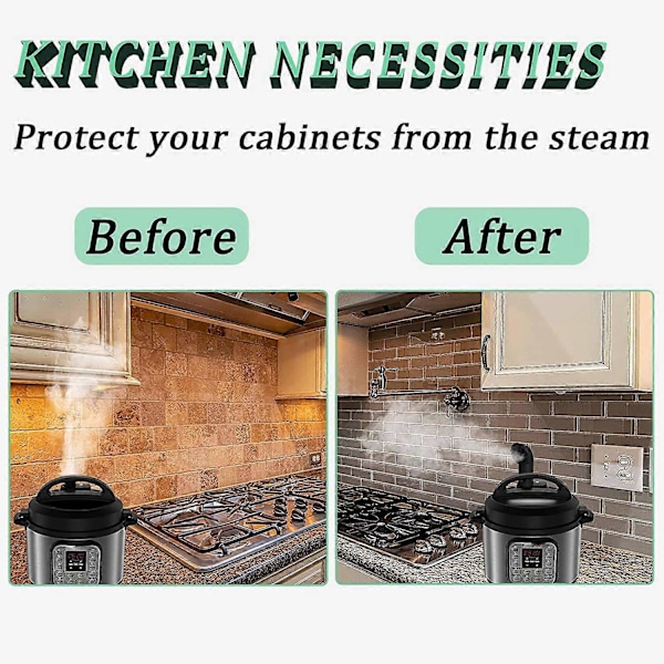 Ångutsläpp Avledare Kökstillbehör Passar för Pot Ninja Foodi Crock Pot Power Tryckkokare fo