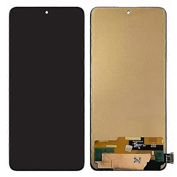 Kompatibel för Xiaomi Redmi Note 14 5G / Note 14 4G (163.25mm) Grad C LCD-skärm och digitizer-enhet (TFT-teknik) (