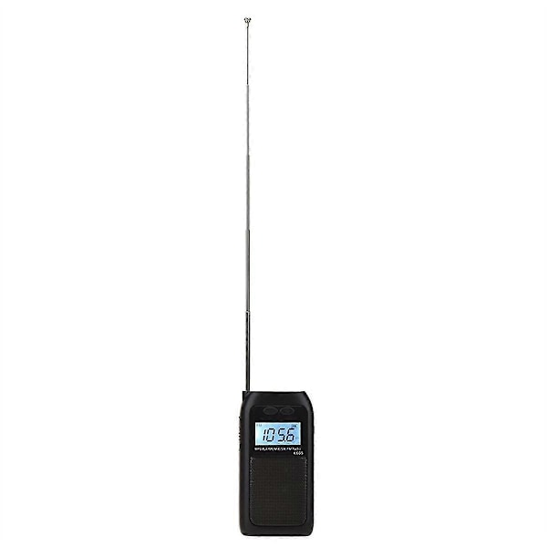 Bærbar Radio Lomme FM AM SW MW MP3-spiller Stereo Digital Mottaker LCD-skjerm Høy Sensitivitet Høyttaler Antenne