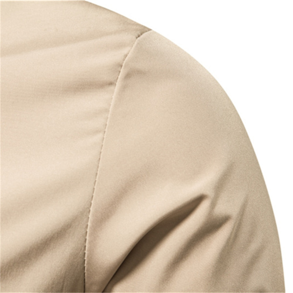 Enfärgad Bomberjacka Herr Casual Slim Baseball Herrjacka Army Green CN Size5XL 100-105kg
