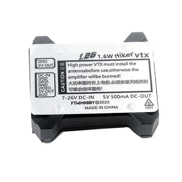 1.2G 1.3G 1.6W VTX 9 Kanal FPV Videosender Pit/25mW/200mW/1600mW til FPV Racing Drone Dele