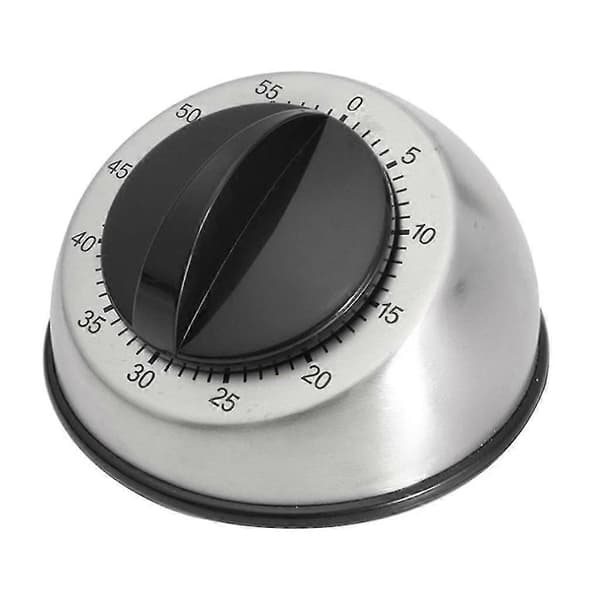 Lång Ringklocka Högljudd 60-Minuters Kök Matlagning Uppdragbar Timer Mekanisk