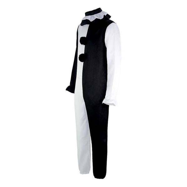 Vuxen Cosplay Kostymset Halloween Terrifier Art The Clown Joker Maskerad Utklädnad S