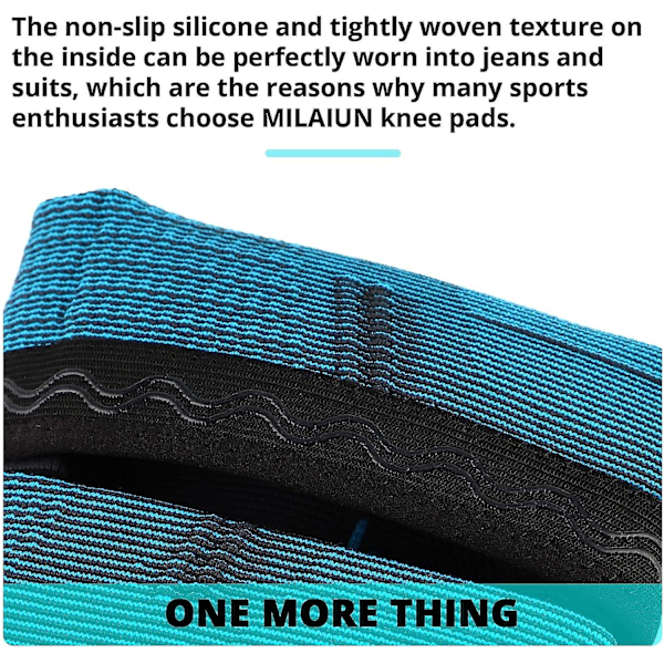 2 kpl Säädettävä Elastinen Polvituki, Patella- ja Ligamenttipolvituki, Urheilupolvituki, Nivelrikko Polvituki, Hengittävä ja Unisex (xl-sininen)