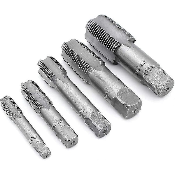 5 stk. Bsp Rørgjenge 55 Graders Plugg Gjengetapp G1/8 G1/4 G3/8 G1/2 G3/4 Boris