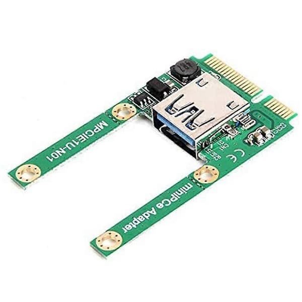 Mini PCI-E till USB3.0 Adapterkort PCIe till USB 3.0 Adapter, Lämplig för Bärbara Datorer