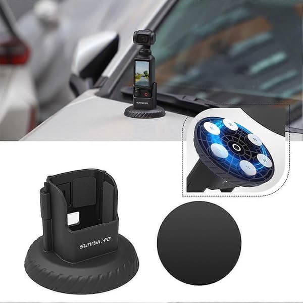 För Sunnylife DJI Osmo Pocket 4 Magnetisk Basstativ Bilhuv Snabbfäste