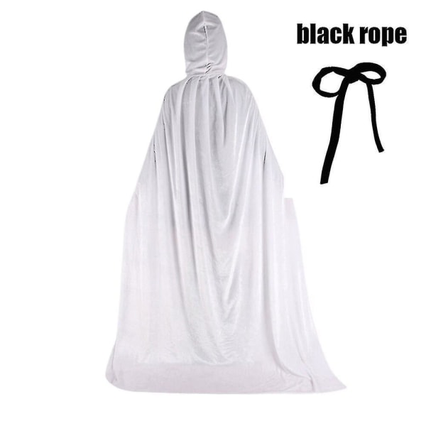 Sanderson Sisters Cape Mary Sarah Winifred Kostym Jul Vuxna Barn Medeltida mantel W W White Length 140cm*Hocus Pocus 2