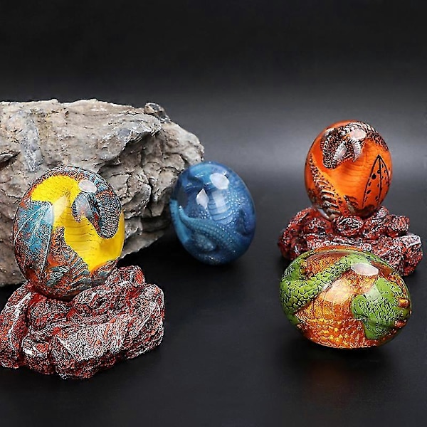 Lavadrakägg Game Of Thrones Flygande Drakägg Dekorativa Dinosaurieägg Souvenirer, stil 4