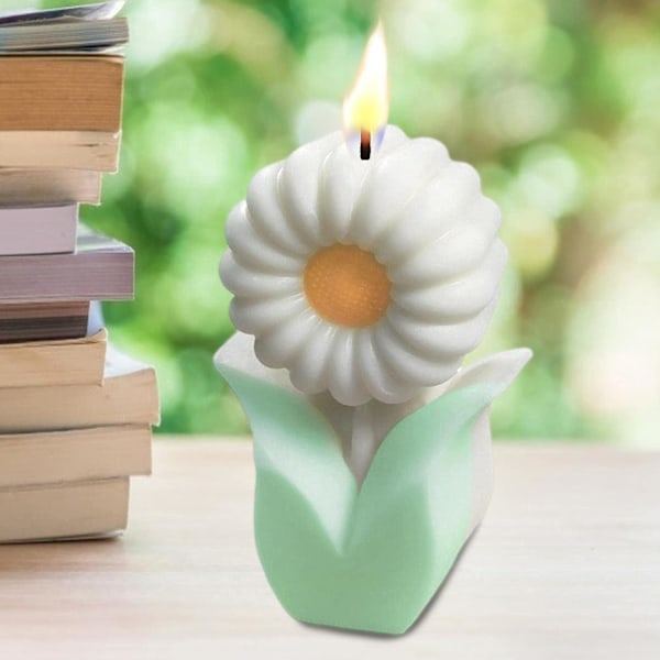 Lysform Lysform Silikoneforme 3D Tulipan Blomsterform Blomster Resin Lysform Lys Fremstilling Dine Egne Forme Håndlavet Gave
