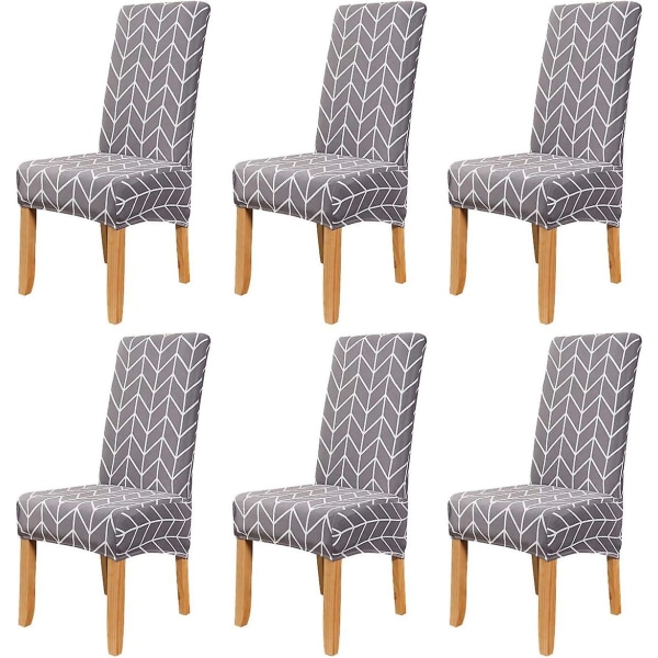 Stretch överdrag för stolar, överdrag till stol, överdrag, avtagbara elastiska överdrag för stol, tvättbara spandex cover Dekoration för bröllopsbankett i matsalen