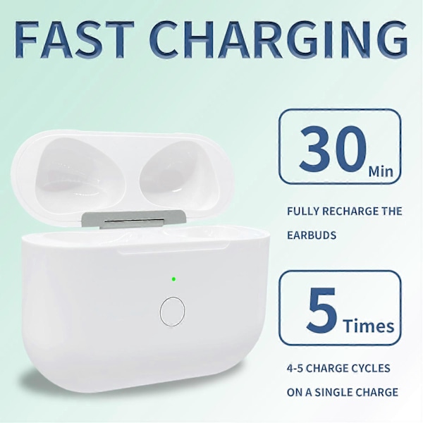AFor AirPods 3 Trådlös Laddningsbox 620mAh Hörlursladdningsfodral, Typ-C Gränssnitt