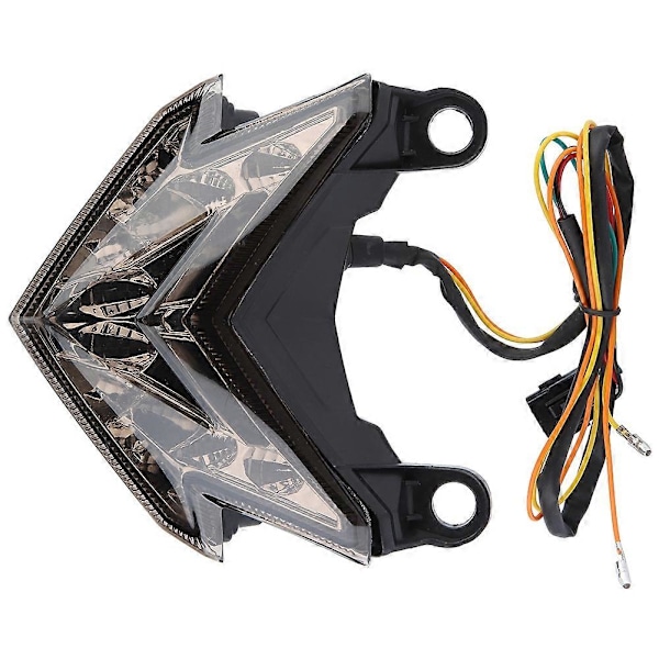 Motorcykel LED Baglygte Bremse Blinklys Baglygte til Kawasaki Z800 2013 2014 (Sort)