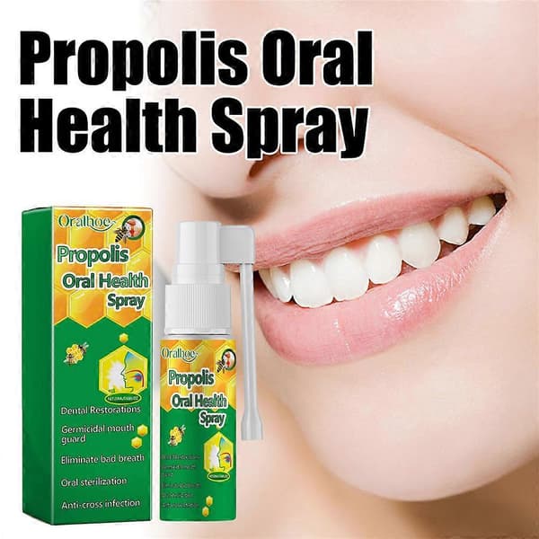1-3X Propolis munhälsospray, 1/2 st Propolis munspray, fräsch andedräkt 2X
