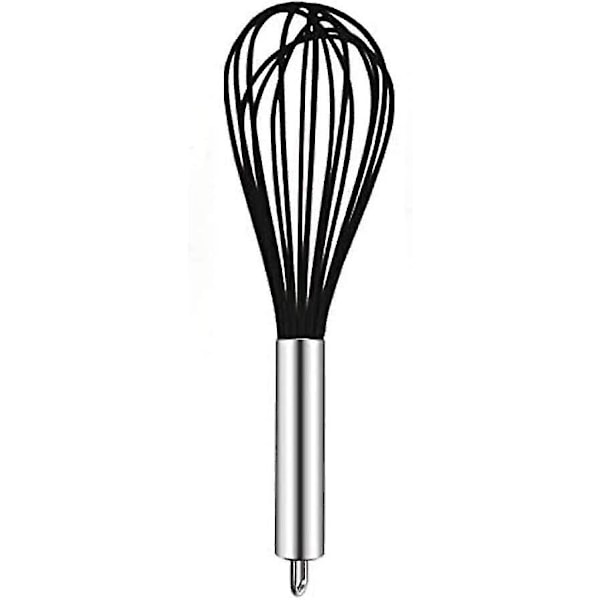 Köksvisp i silikon, ballong Mini Trådvisp, Rostfritt stål & Silikon Non-stick Beläggning Hand Äggvisp, För Blandning Vispning Rörning 2