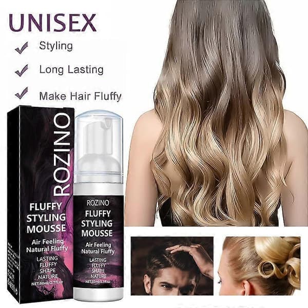 Hårstyling Skum Voks Mousse Oud - 80ml | Maksimal Hårkontrol