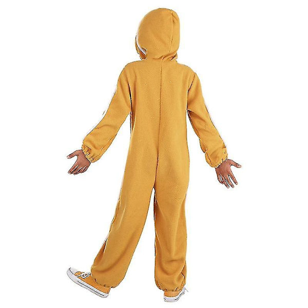 Pepperkakekostyme for barn, Pepperkake Jumpsuit med hette 4-6Y