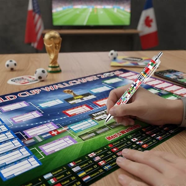 2026 Tidsplanplakatsæt, Dobbelt Fuld-scene Begivenhedsplan, Fansamling og Visningsguide A