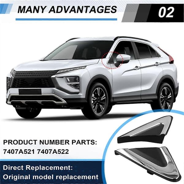 For Side Mirror Triangle Corner Cover 7407A521 L