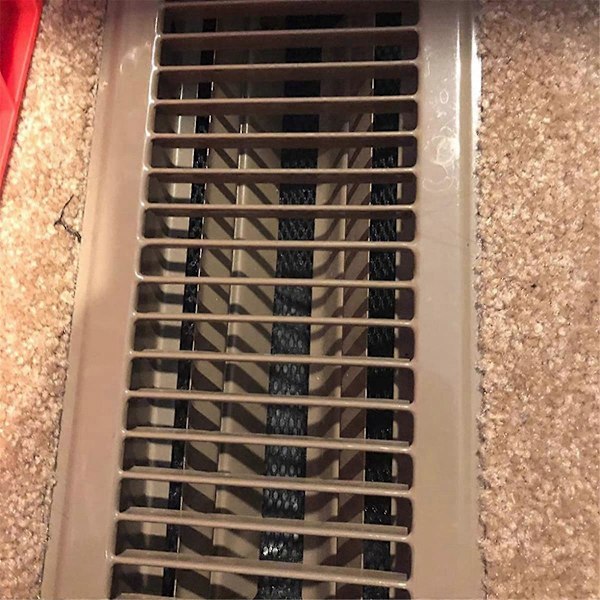 8-pak Gulvrist Dækfælde, Ventilationsfælder til Hjemmet Gulv 4 x 12 tommer, Gulvventilationsnet Passer Mo