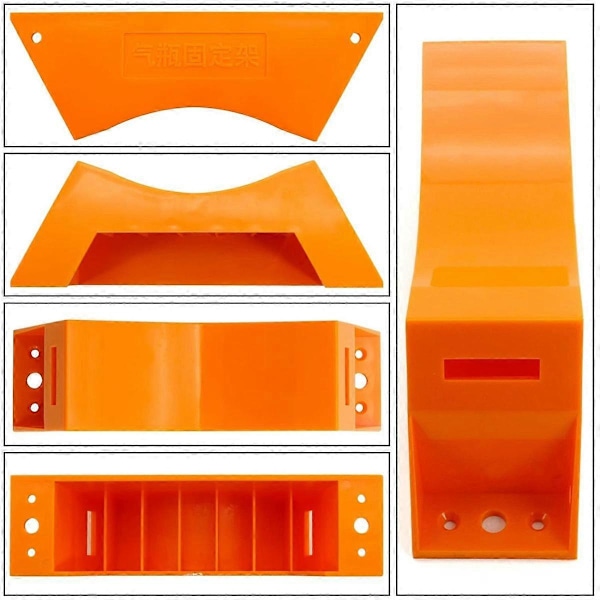 4-delt Propan Tank Holder, Cylinder Holder, Propan Tank Holder, 4-12 tommer, til Montering af Forskellige Cylindre C