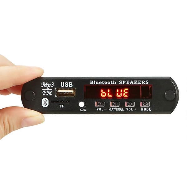 Bluetooth 5.0 MP3 Dekoder Board DC 5V 12V Bil FM Radio Modul Understøtter TF USB AUX til Bil Telefon